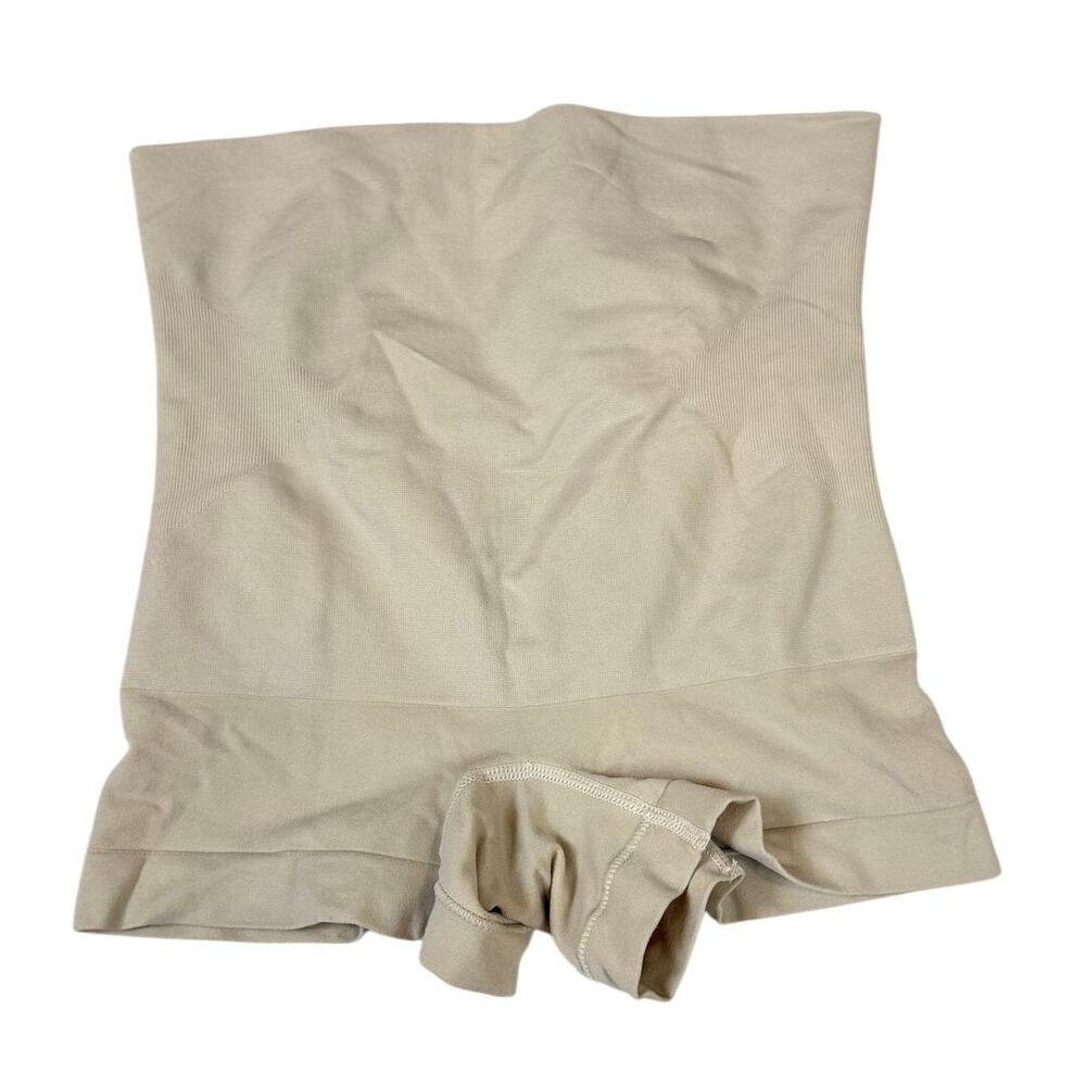 Underoutfit High Waisted Slimming Boy Shorts Tummy Control XL Extra Large Beige